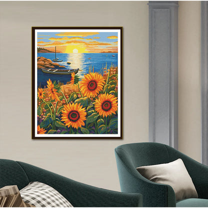 Amanhecer dos Girassóis