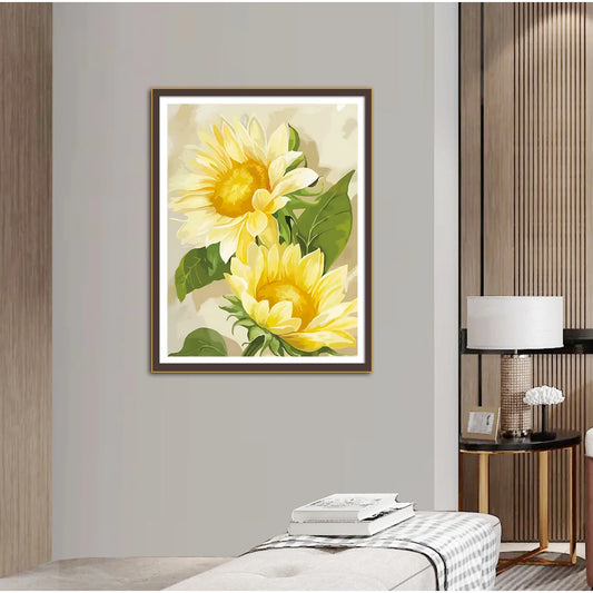 Girassóis em Aquarela