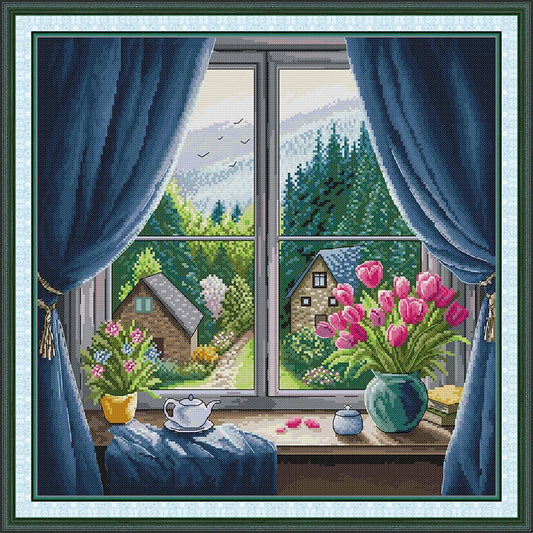 Vista Pitoresca Da Janela