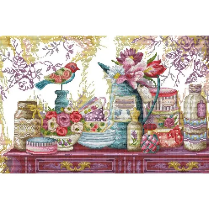 Mesa Florida Decorativa
