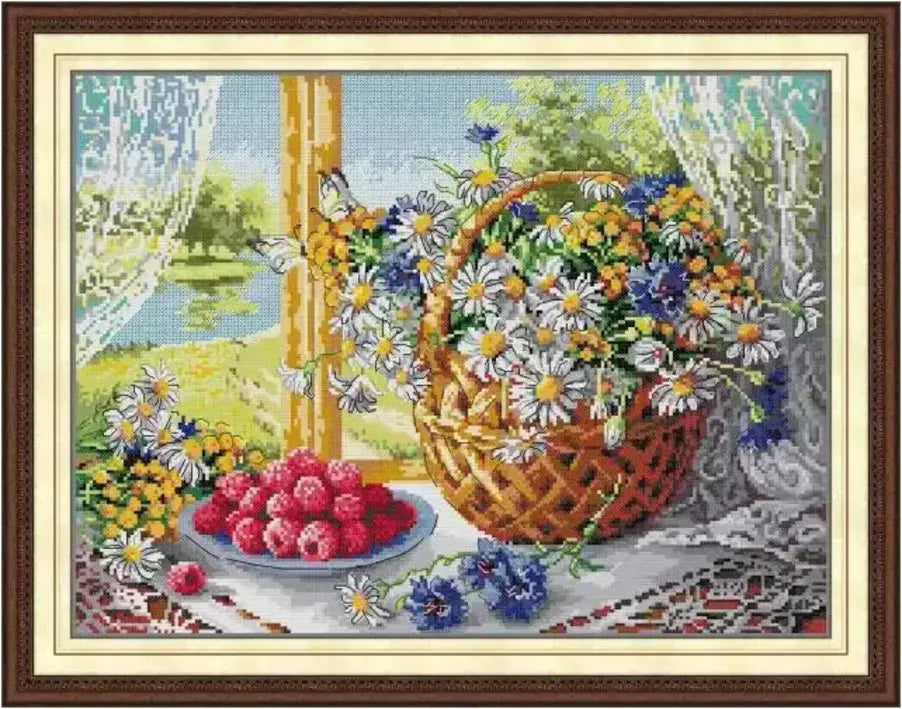 Cesta de Flores Na Janela | Coral Auto v6.8