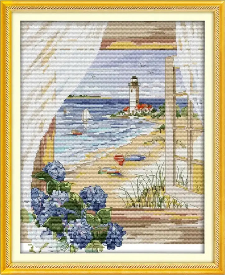 Vista da Praia com Farol | Coral Auto v6.8
