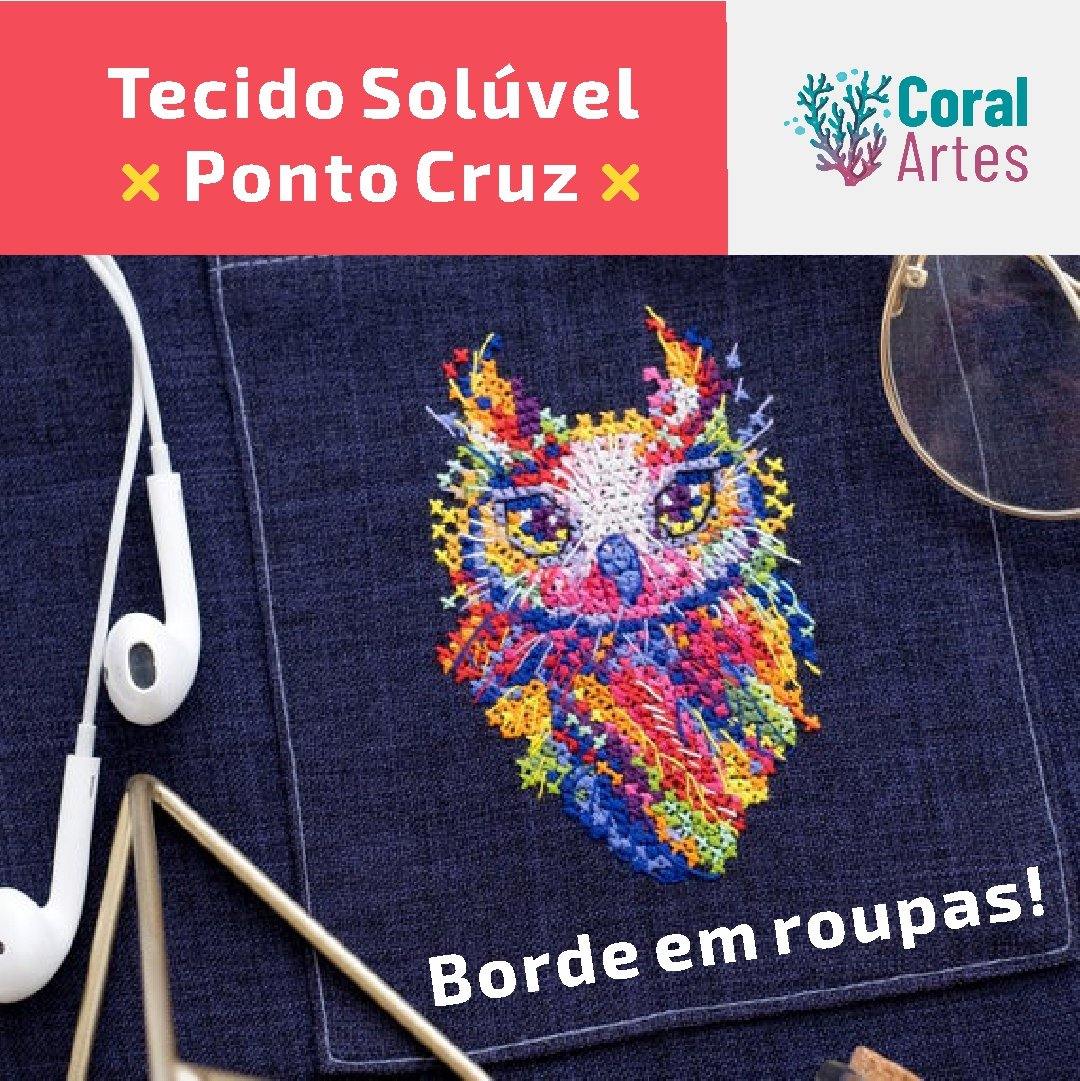 #Kit Ponto Cruz Terapia# - #Coral Artes#