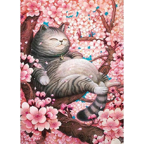 Desenho Gato na Árvore